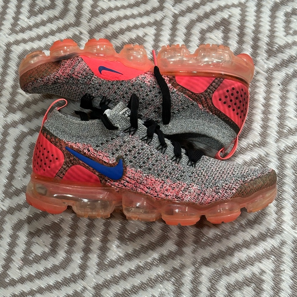 Nike Air VaporMax 2 Flyknit Ultramarine Athleric Sneakers Women’s Size 8 - Picture 4 of 7